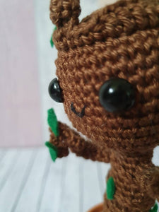 Amigurumi Guardians of the Galaxy Baby Groot with Pot - UnicateArt