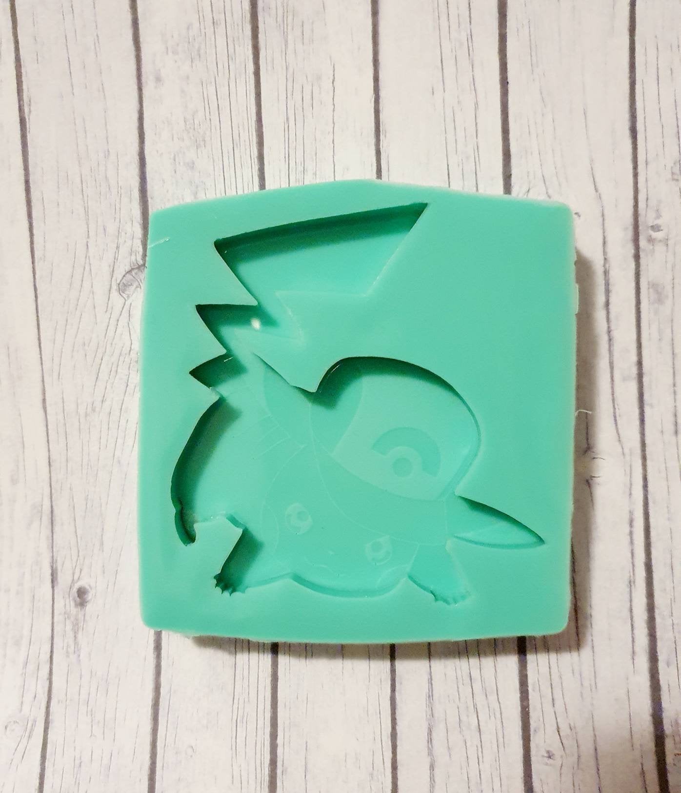 Silicone Mold Pikachu with Ashs Cap - UnicateArt